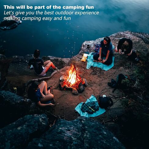 Camping Tripod Board Turn Branches into Campfire Tripod, Stainless Steel Campfire Support Plate with Adjustable Chain for Outdoor Cooking Hanging Grill Cookware, Grill Net&3 Points Chain Set in Saudi Arabia