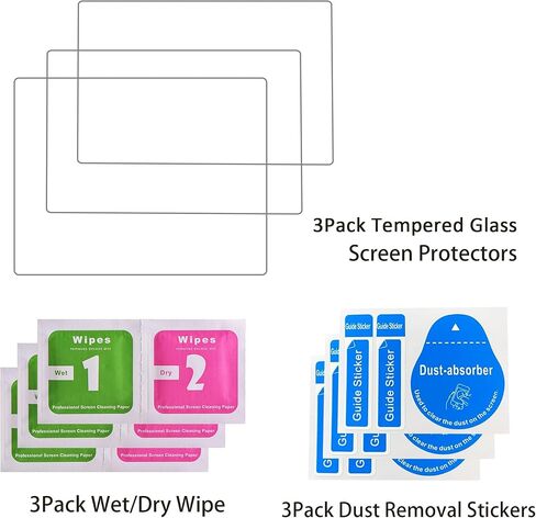 مجموعة من 3 واقيات شاشة من الزجاج المقوى متوافقة مع Retroid Pocket Flip 2، مضادة للخدش، خالية من الفقاعات، صلابة 9H in Saudi Arabia