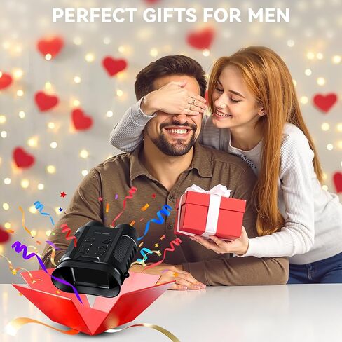 نظارات الرؤية الليلية - مناظير للرؤية الليلية 4K 5W مع تكبير رقمي 8X، رؤية واضحة في الظلام، حفظ الصور ومقاطع الفيديو باستخدام بطاقة TF سعة 32 جيجابايت in Kuwait