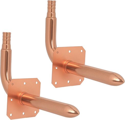 1/2 بوصة من النحاس PEX COMP OUT PEX-B COPPER COPPER OUT مع شفة الجدار ، PEX تجهيز BRABR لأنابيب PEX-B/C ، ASTM F1807 موصل السباكة النحاسي المعتمد لخطوط إمدادات المياه-10PACK in Kuwait