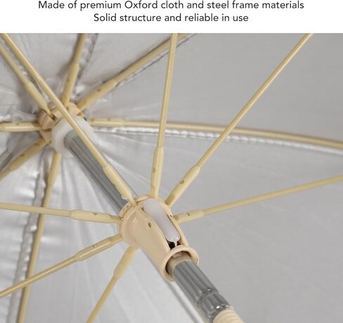 Baby Stroller Parasol, Cartoon Animal Style 63x50cm Adjustable Angle Clamp On Universal Baby Stroller Sun Protection Parasol with Umbrella Clip Fixing Device for Trolley Wheelchair (Tiger) in Saudi Arabia
