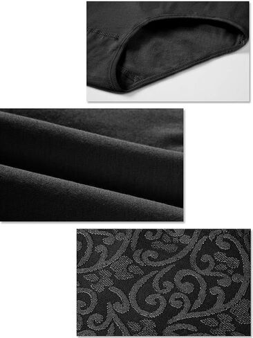 DingLu Women's Underwear High Waisted Postpartum Full Coverage Cotton Panties 6 Pack in Saudi Arabia