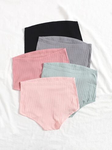 Women's 4 piece Maternity Panties Set Adjustable Waist Pregnancy Postpartum Support Briefs in Saudi Arabia