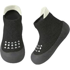 Baby Sock Shoes Toddler Walking Shoes Infant Non-Slip Slippers with Soft Rubber Sole Baby Boys Girls Sneakers in Kuwait