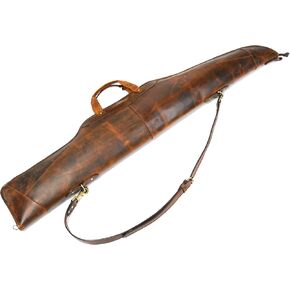 جلد البقر الجلود الحافظة بندقية حقيبة غير منظار بندقية حالات Scabbard بندقية الرافعة اليدوية بندقية حالة الصيد نطاق وغير منظار in Kuwait