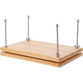 11.6 X 7.7 in Wood Book Binding Press, Double Layer Clamp with Threaded Posts in Saudi Arabia