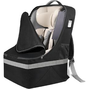 حقيبة سفر مبطنة لمقعد السيارة للطائرة: غطاء مقعد السيارة على الظهر للسفر الجوي، حقيبة مقعد السيارة مع حزام كتف لمقاعد السيارة للرضع، المعززات والحاملات، ملحقات الطيران للبوابة وفحص الأمتعة in Kuwait