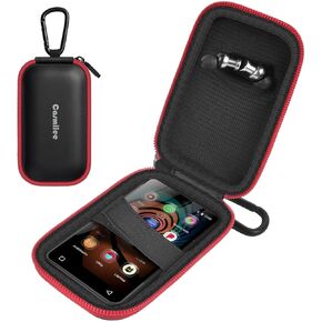 حافظة مشغل MP3 MP4 لـ Innioasis/لـ AGPTEK/لسوني Walkman - حافظة مشغل MP3 للأطفال مع مشبك، تخزين واقي شاشة بلوتوث 4 بوصة بدون سحاب لسماعات الأذن، كابل USB وملحقاته - أسود in Kuwait