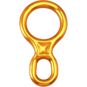 35KN جهاز الهبوط من قمم الجبال على شكل 8 حبل حلقي من قمم الجبال، جهاز أمان من سبائك المغنيسيوم والألومنيوم مع أذن منحنية، معدات الهبوط من قمم الجبال للأماكن الخارجية والتسلق والأرجوحة in Kuwait