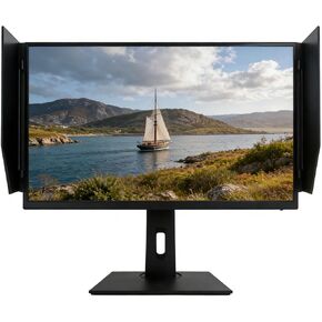 Anti-Glare Computer Monitor Sunshade, Desktop Computer Sunshade, 24-25inch Adjustable, 180° Adjustment Angle, Privacy Protection and Glare Reduction, for Office, Playing Games in Kuwait