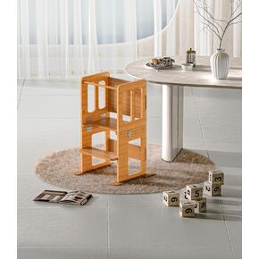 مقعد للمطبخ على شكل برج للأطفال الصغار مع سبورة، برج قائم للتعلم 3 في 1، طاولة وكرسي للأطفال قابلين للتحويل، مقعد خشبي للمطبخ مع شبكة حماية آمنة للعداد والحوض in Kuwait