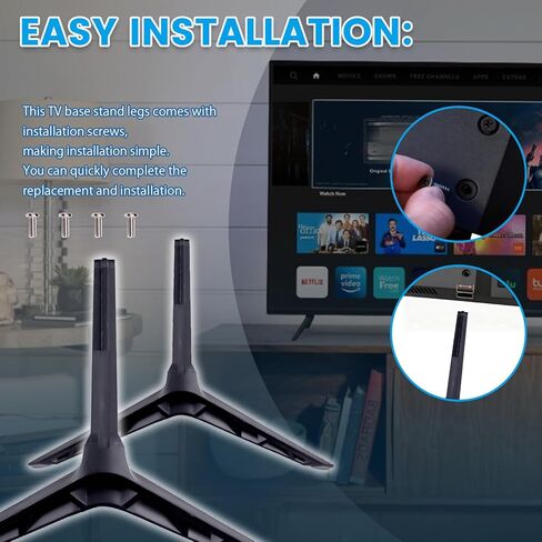 أرجل حامل التلفزيون (مع براغي) متوافقة مع V-izio D40F-G9 وV405-H19، متوافقة فقط مع الطرز المدرجة in Kuwait