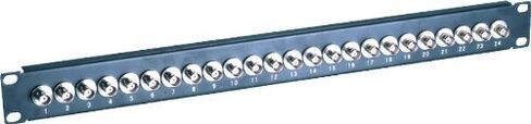 24 Port Rackmount BNC 50 Ohm Patch Panel by Tuff Jacks in Saudi Arabia