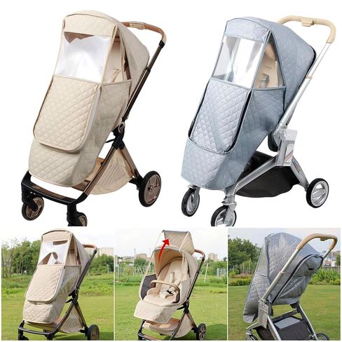 Lightweight Foldable Strollers Weather Shielding Strong Water Strollers Canopys Suitable for Most Carriages General Strollers Rain Cover in Saudi Arabia