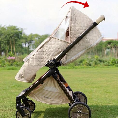Lightweight Foldable Strollers Weather Shielding Strong Water Strollers Canopys Suitable for Most Carriages General Strollers Rain Cover in Saudi Arabia