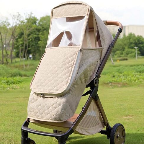 Lightweight Foldable Strollers Weather Shielding Strong Water Strollers Canopys Suitable for Most Carriages General Strollers Rain Cover in Saudi Arabia