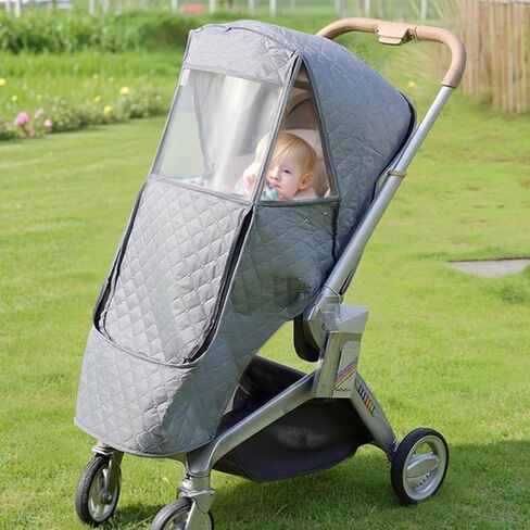 Lightweight Foldable Strollers Weather Shielding Strong Water Strollers Canopys Suitable for Most Carriages General Strollers Rain Cover in Saudi Arabia