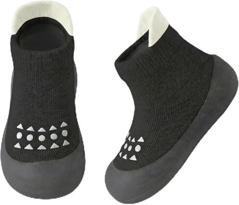 Baby Sock Shoes Toddler Walking Shoes Infant Non-Slip Slippers with Soft Rubber Sole Baby Boys Girls Sneakers in Kuwait