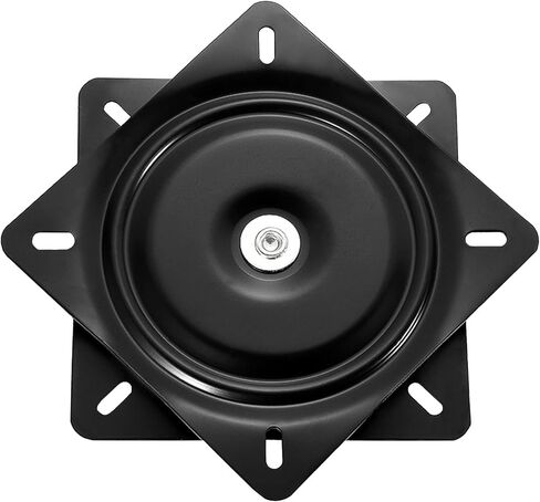 Swivel Plate Rotating Bearing Turntable Black Square Cold Rolled Steel Round Table Swivel 360 Degree Rotating TV Turntable Swivel Base Thickened Cold Rolled Steel Material in Saudi Arabia