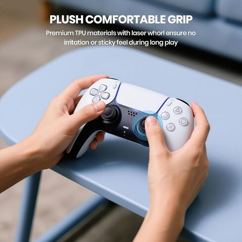 قبعات عصا التحكم البديلة من NEWDERY لوحدة تحكم PS4/PS5، لأغطية مقابض الإبهام PS5/PS4، مضادة للالتصاق، مضادة للانزلاق، مضادة للخدش، مضادة لبصمات الأصابع، لأغطية عصا التحكم PS4/PS5-(12 قطعة) in Saudi Arabia