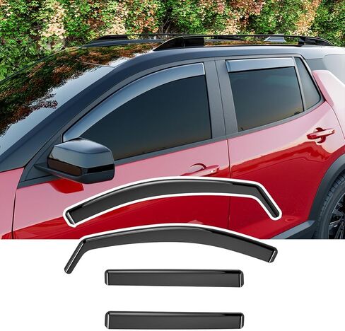 Xipoo الجانبي نافذة القصب المتوافق مع 2025 Toyota 4runner Danclectors 4pcs PC Window Window Prespons in Kuwait