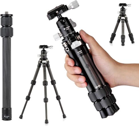 Fotopro Mini Carbon Fiber Tripod Bundle with Extension in Saudi Arabia