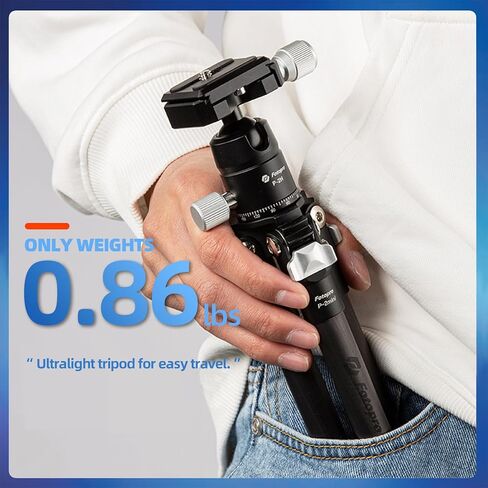 Fotopro Mini Carbon Fiber Tripod Bundle with Extension in Saudi Arabia