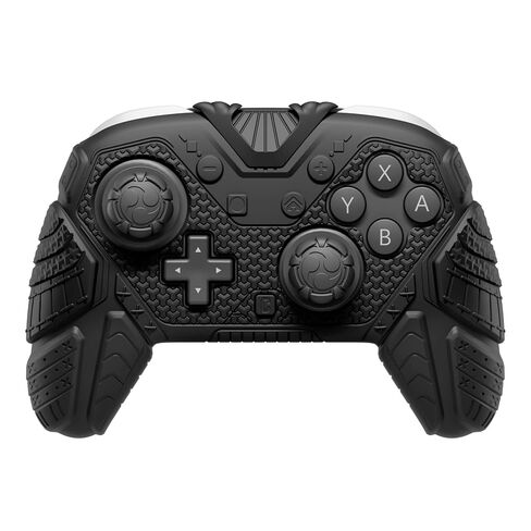 PlayVital for Nintendo Switch 2 Pro Controller Skin Cover – Samurai Armor Edition Silicone Case for Switch 2 Pro Controller with Back Button Caps & Thumb Grip & Sticker, Shockproof - Black in Saudi Arabia