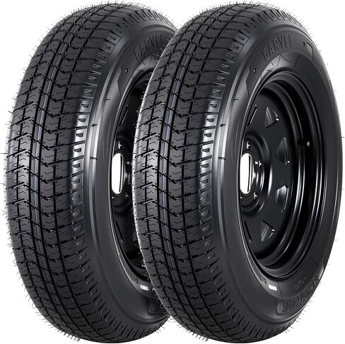 إطارات مقطورة 2 حزمة على إطارات وعجلات مقطورة RIM ST205/75D14 in Kuwait