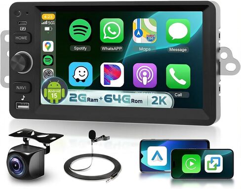 2G+64G Car Radio for 2003-2006 Chevrolet Chevy Silverado Impala Tahoe GMC Sierra Yukon Hummer H2,Sellrich 7" IPS Touch Screen Android Car Stereo with DSP Carplay Android Auto FM SWC Backup Camera in Saudi Arabia