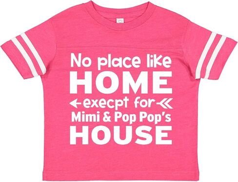 inktastic No Place Like Home Except for Mimi's & Pop Pop's House Toddler T-Shirt in Saudi Arabia