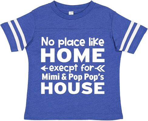 inktastic No Place Like Home Except for Mimi's & Pop Pop's House Toddler T-Shirt in Saudi Arabia