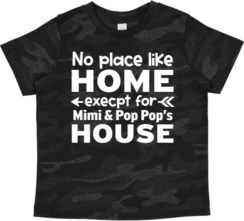 inktastic No Place Like Home Except for Mimi's & Pop Pop's House Toddler T-Shirt in Saudi Arabia