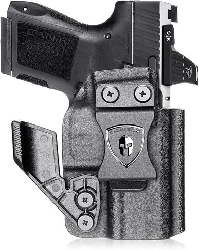 WARRIORLAND IWB Kydex Holster، مصمم حصريًا وحصريًا لـ Canik Mete MC9 / MC9L فقط مسدس، مع قطع مخلب وبصريات، داخل حزام الخصر المخفي، Adj. الاحتفاظ وغير قادر، اليمين / اليسار in Saudi Arabia