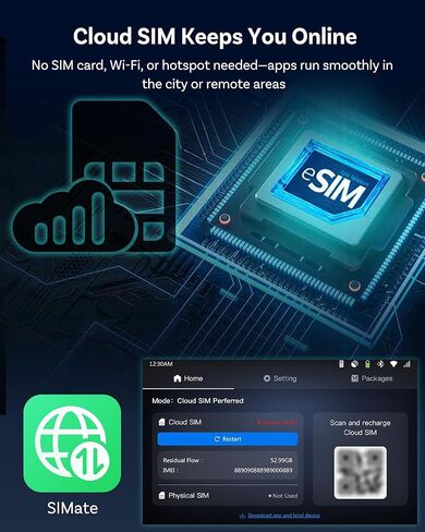 صندوق OTTOCAST P3 Pro AI - محول CarPlay اللاسلكي وAndroid Auto، Android 13 مع OttoDrive 3.0، مخرج HDMI، ذاكرة وصول عشوائي 8 جيجابايت + تخزين 128 جيجابايت، بطاقة SIM سحابية، يدعم بث YouTube وNetflix وTikTok in Kuwait