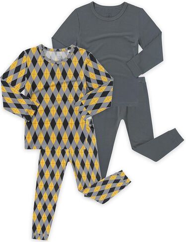 JunNeng Bamboo Viscose Pajamas for Toddler Boys, Baby Kids Soft Stretchy Pajamas Sets Sleeper in Saudi Arabia