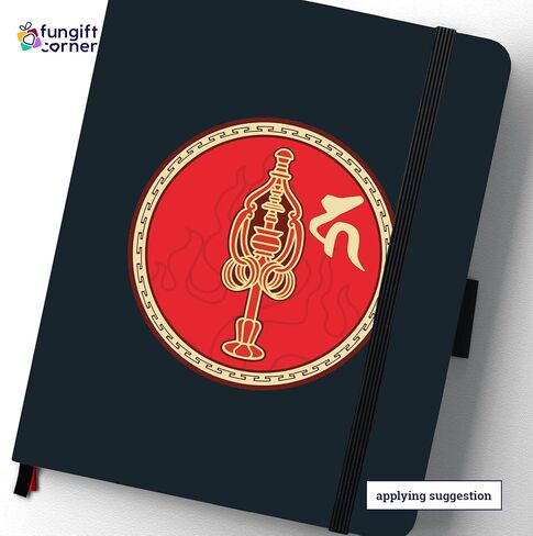 ملصقات Ksiddigarbha Fireball Amulet Feng Shui، رمز الهدوء وحل النزاعات والوئام العاطفي، ملصقات زخرفية، هدية فنغ شوي، صنع في الولايات المتحدة الأمريكية، 4.3 بوصة (5 عبوات) in Kuwait