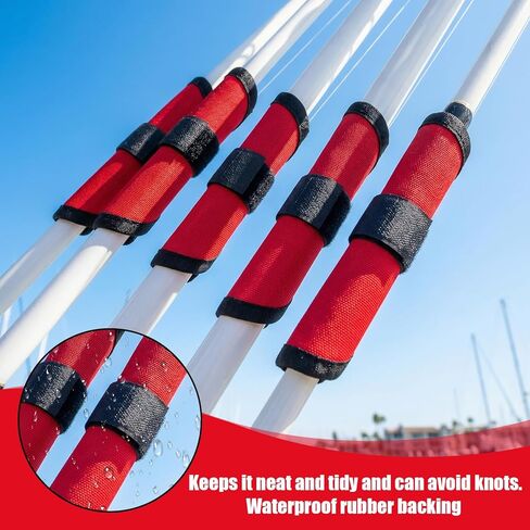 8PCS Fishing Hook Covers 6.1 Inch Lure Wrap Bait Gloves Covers Fish Lure Cover Storage Protectors Pole Sleeve Guard Tackle Wraps to Keep Fishermen Fishing Safe for Fish Rod in Saudi Arabia