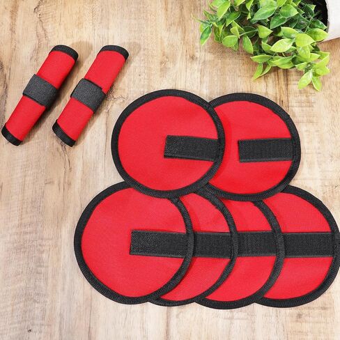 8PCS Fishing Hook Covers 6.1 Inch Lure Wrap Bait Gloves Covers Fish Lure Cover Storage Protectors Pole Sleeve Guard Tackle Wraps to Keep Fishermen Fishing Safe for Fish Rod in Saudi Arabia