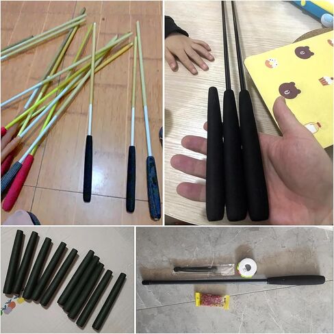 4 Pack Foam Grip Tubing 6 Inch Long Foam Handle Grips Aid Non Slip Sleeve Tubes Cover for Disabled and Elderly Fishing Rod Carbon Fiber Stick Utensils Scissor Tools Pens Arthritic Handicapped in Kuwait