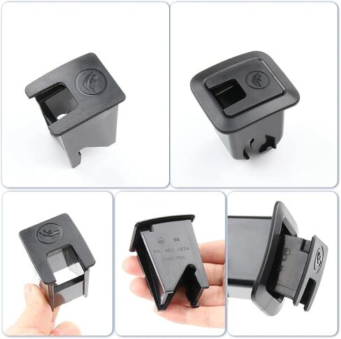 مشبك مقعد الطفل الخلفي ISOFIX غطاء مشبك أمان مقعد الطفل 3GD887187 3GD887233 for VW Magotan B8 2017-2025 (حامل) in Saudi Arabia