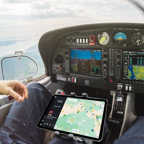 OHLPRO Tablet Pilot Kneeboard for iPad mini, 2025 for Men Women, 360° Rotation for 5-13" iPad Pro Air, Galaxy Tab and Phone, Pilots Accessories Aviation Holder Mount, Adjustable Tilt in Saudi Arabia