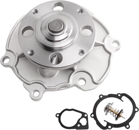 مجموعة ترموستات مضخة المياه متوافقة مع HS250H & Corolla & Highlander & Matrix & RAV4 & Solara 2.4L L4 Engnie & 2002-2009 Camry 2.4L L4 & 2007-2011 Camry 2.4 L4 محرك الغاز الكهربائي، استبدال # AW9414 in Kuwait