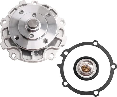 مجموعة ترموستات مضخة المياه متوافقة مع HS250H & Corolla & Highlander & Matrix & RAV4 & Solara 2.4L L4 Engnie & 2002-2009 Camry 2.4L L4 & 2007-2011 Camry 2.4 L4 محرك الغاز الكهربائي، استبدال # AW9414 in Kuwait