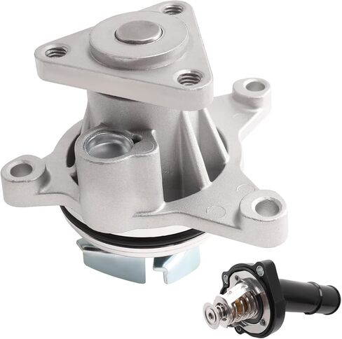 مجموعة ترموستات مضخة المياه متوافقة مع HS250H & Corolla & Highlander & Matrix & RAV4 & Solara 2.4L L4 Engnie & 2002-2009 Camry 2.4L L4 & 2007-2011 Camry 2.4 L4 محرك الغاز الكهربائي، استبدال # AW9414 in Kuwait