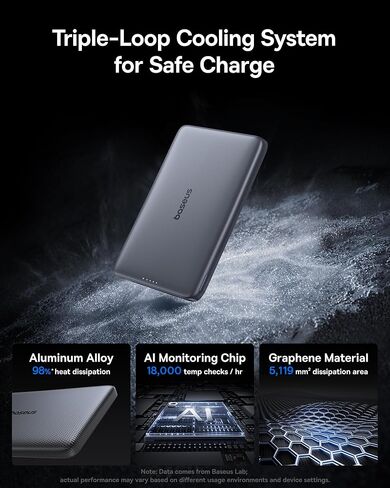 Baseus 4G WiFi Hotspot Power Bank & Qi2 معتمد 0.5 بوصة فائق النحافة 15W 10K باور بانك لاسلكي in Saudi Arabia