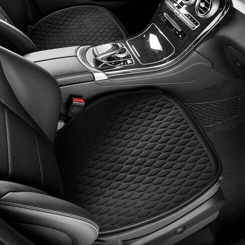 Car Seat Cushion for Ford Edge 2015 2016 2017 2018 2019 (5seats), Suitable for All Seasons Breathable Lightweight Soft Seat Pad,Grey-2pcs Front seat Cushion in Saudi Arabia