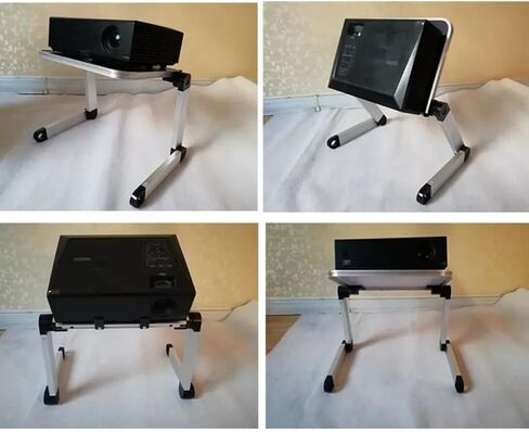 Speaker Stands Projector Bracket Desktop Folding Universal Adjustable Upward Cast 90 Degree Base Camera Stand (A,Small) in Saudi Arabia