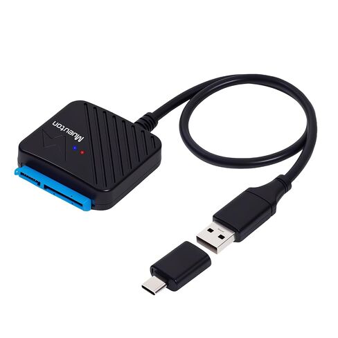 SATA to USB Adapter, USB 3.0 to SATA III Hard Drive Adapter, Hard Drive Reader for 2.5/3.5 inch HDD SSD UASP with 12V/2A Power in Saudi Arabia