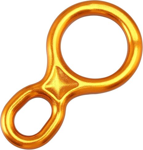 35KN جهاز الهبوط من قمم الجبال على شكل 8 حبل حلقي من قمم الجبال، جهاز أمان من سبائك المغنيسيوم والألومنيوم مع أذن منحنية، معدات الهبوط من قمم الجبال للأماكن الخارجية والتسلق والأرجوحة in Kuwait